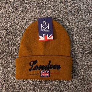 KK London Embroidered Beanie NEW WITH TAGS!